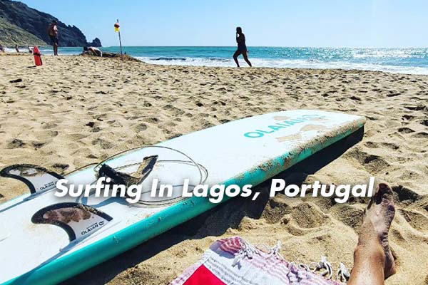 Surfing In Lagos, Portugal