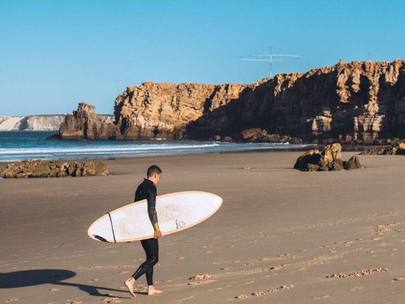 Guide to Surfing in Sagres Praia do Tonel