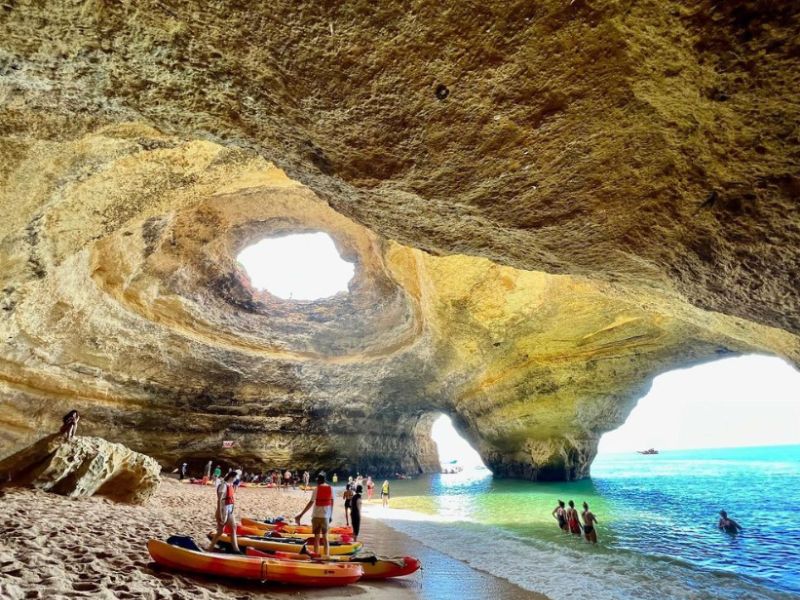 Kayak Benagil Caves tour